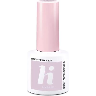 Hi Hybrid Pastel - Esmalte UV Híbrido - Prata, Rosa Claro - 5ml Hi Hybrid Pastel - Esmalte UV Híbrido - Prata, Rosa Claro - 5ml