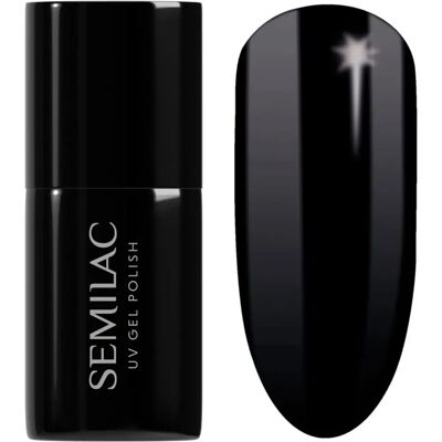 Semilac Semilac 300 Svart Hybrid Nagellack - Nagellack för Kvinnor Semilac Semilac 300 Svart Hybrid Nagellack - Nagellack för Kvinnor