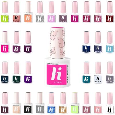 HI HYBRID Modelo 262 Very Pink - Esmalte para unhas HI HYBRID Modelo 262 Very Pink - Esmalte para unhas