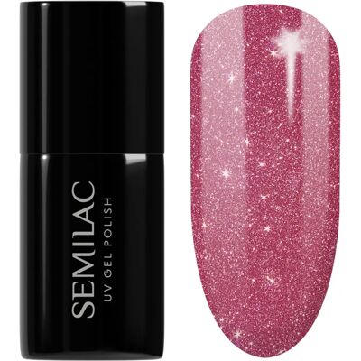 Semilac N° 330 Vernis Magnétique Glow Fuchsia Effet Cat Eye - Vernis Semilac N° 330 Vernis Magnétique Glow Fuchsia Effet Cat Eye - Vernis