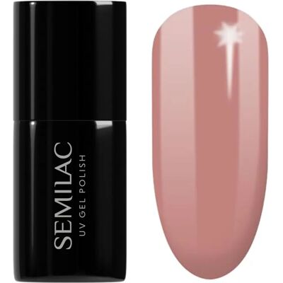 Semilac UV Hybrid Gel-Nagellack 7 ml Caramel Tan - Vernis à ongles Semilac UV Hybrid Gel-Nagellack 7 ml Caramel Tan - Vernis à ongles
