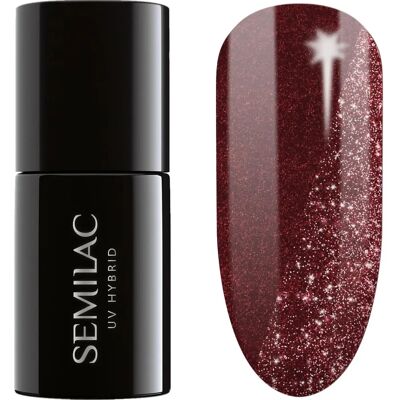 Semilac Brand UV Hybrid Day and Night Gel Polish - 397 Tea Before Wine Semilac Brand UV Hybrid Day and Night Gel Polish - 397 Tea Before Wine