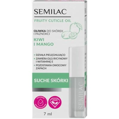 Semilac Kiwi Mango Nail Care Oil - Nail Type: Nourishing, Strengthening, Vegan Semilac Kiwi Mango Nail Care Oil - Nail Type: Nourishing, Strengthening, Vegan