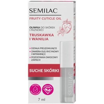 Semilac Nail Care Strawberry Vanilla - Nourishing Nail Oil 7ml Semilac Nail Care Strawberry Vanilla - Nourishing Nail Oil 7ml