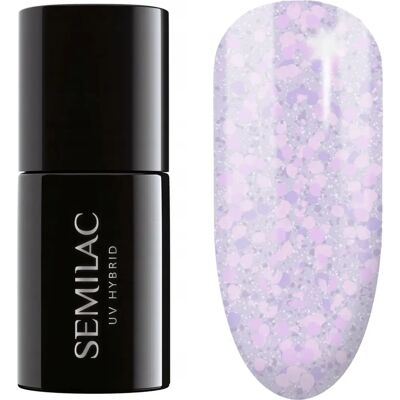 Semilac UV Hybrid Crushed ICE Gel Nail Polish - Nail Art, Long Lasting, 7ml Semilac UV Hybrid Crushed ICE Gel Nail Polish - Nail Art, Long Lasting, 7ml
