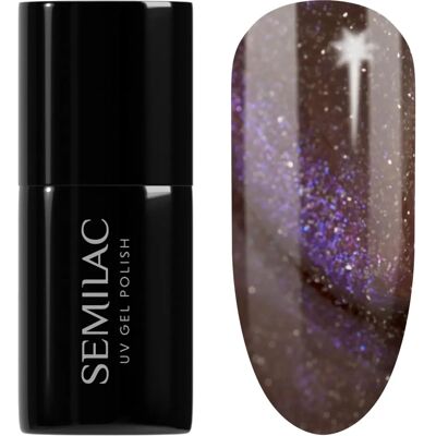 Semilac Brown UV Hybrid Galaxy Flash Gel Nail Polish - 7 ml Semilac Brown UV Hybrid Galaxy Flash Gel Nail Polish - 7 ml