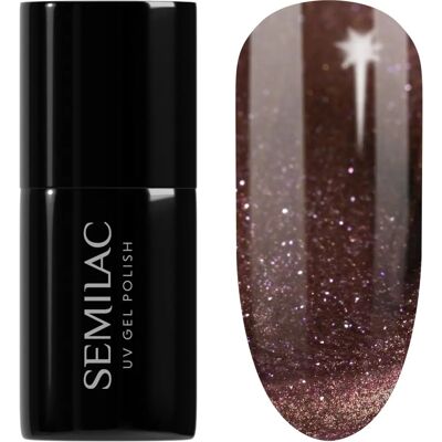 Semilac UV Hybrid Galaxy Flash Meta Rose - Lac de Unghii Semilac UV Hybrid Galaxy Flash Meta Rose - Lac de Unghii