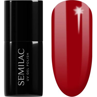 Semilac Soft Red UV Hybrid Winter Collection Gel Nail Polish - Product Type Semilac Soft Red UV Hybrid Winter Collection Gel Nail Polish - Product Type
