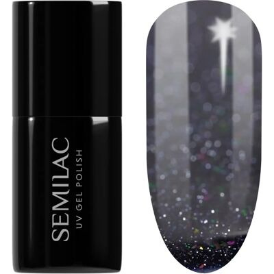 Semilac UV Hybrid Winter Collection Violet Night - Gel Nail Polish Semilac UV Hybrid Winter Collection Violet Night - Gel Nail Polish