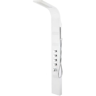 Corsan - Kaskada A-014AMBIALY - Biały - Aluminium - Panel prysznicowy Corsan - Kaskada A-014AMBIALY - Biały - Aluminium - Panel prysznicowy