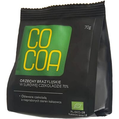 Bio orzechy brazylijskie w surowej czekoladzie - Orzechy Bio orzechy brazylijskie w surowej czekoladzie - Orzechy