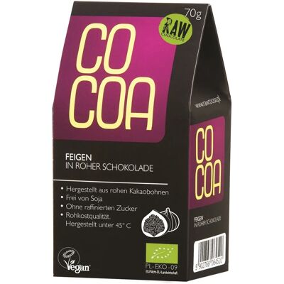 Ekologiczne Figi w Czekoladzie - COCOA Ekologiczne Figi w Czekoladzie - COCOA