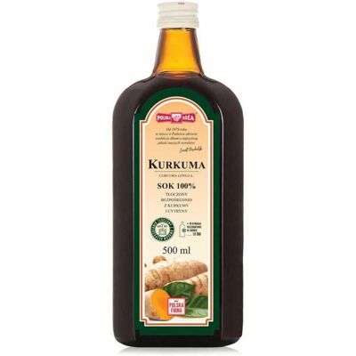 POLSKA ROZA Sok z Kurkumy - Cytryna & Kurkuma - 500ml POLSKA ROZA Sok z Kurkumy - Cytryna & Kurkuma - 500ml