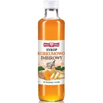 Syrop z Kurkumy i Imbiru Polska Róża - 315g Syrop z Kurkumy i Imbiru Polska Róża - 315g