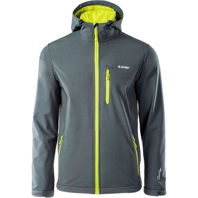 Giacca Softshell Impermeabile Grigia Hi-Tec Caen 92800282255 - Giacca Giacca Softshell Impermeabile Grigia Hi-Tec Caen 92800282255 - Giacca