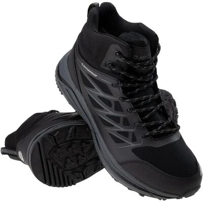 Hi-Tec Hewila Mid WP Schwarz - Wasserdichte Herrenschuhe Hi-Tec Hewila Mid WP Schwarz - Wasserdichte Herrenschuhe