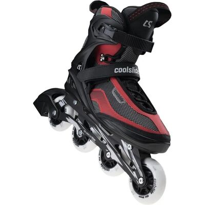 Pattini in Linea Coolslide - Modello 43, Rosso/Nero, Leggeri Pattini in Linea Coolslide - Modello 43, Rosso/Nero, Leggeri