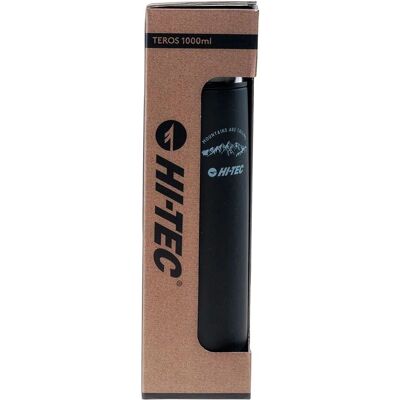 HI-TEC Thermos Teros 1000 ml Schwarz/Berge - Thermoflasche HI-TEC Thermos Teros 1000 ml Schwarz/Berge - Thermoflasche