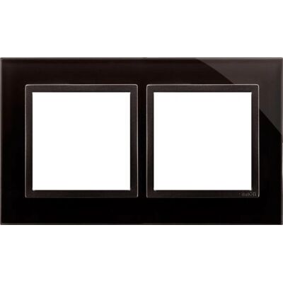 Cadre double en verre Kontakt-Simon pour Simon 54 - accessoire de boîtier de sortie - Publicité Cadre double en verre Kontakt-Simon pour Simon 54 - accessoire de boîtier de sortie - Publicité