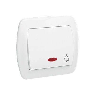 Kontakt-Simon AD1L/11 Weiß Drucktasten-Schalter - Elektroschalter Kontakt-Simon AD1L/11 Weiß Drucktasten-Schalter - Elektroschalter