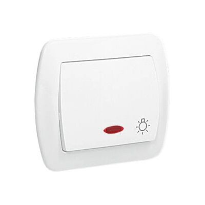 Kontakt-Simon AS1L/11 Interrupteur Blanc - Commutateur électrique - Publicité Kontakt-Simon AS1L/11 Interrupteur Blanc - Commutateur électrique - Publicité