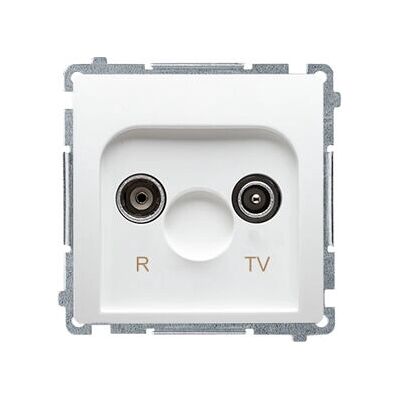 Enchufe de contacto-Simon BMZAP10/1.01/11 - Antena, Coaxial, Blanco Enchufe de contacto-Simon BMZAP10/1.01/11 - Antena, Coaxial, Blanco