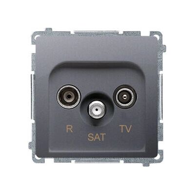Presa in acciaio inox Kontakt-Simon - TV & Satellite - IP20 Presa in acciaio inox Kontakt-Simon - TV & Satellite - IP20