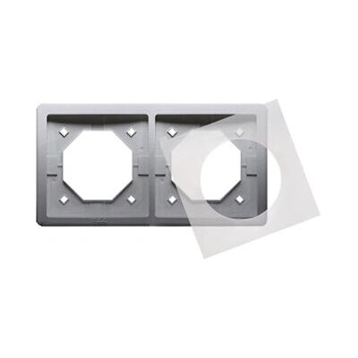 Kontakt-Simon BMR2B/21 - Accessorio scatola presa - Metallico Kontakt-Simon BMR2B/21 - Accessorio scatola presa - Metallico