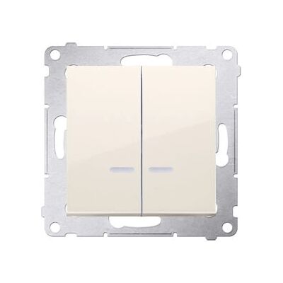 Kontakt-Simon DW5BL.01/41 Elektrischer Schalter - IP20/IP44 - 10A - Weiß Kontakt-Simon DW5BL.01/41 Elektrischer Schalter - IP20/IP44 - 10A - Weiß