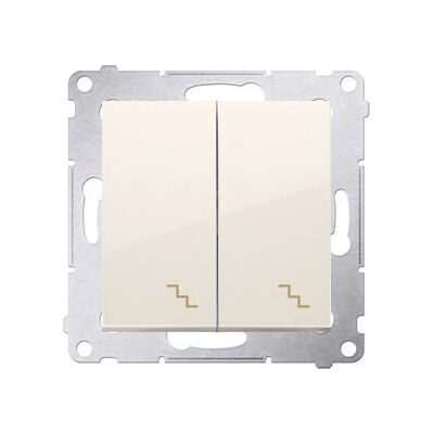 Interruttore elettrico Kontakt-Simon DW6/2L.01/41 - Bianco Interruttore elettrico Kontakt-Simon DW6/2L.01/41 - Bianco