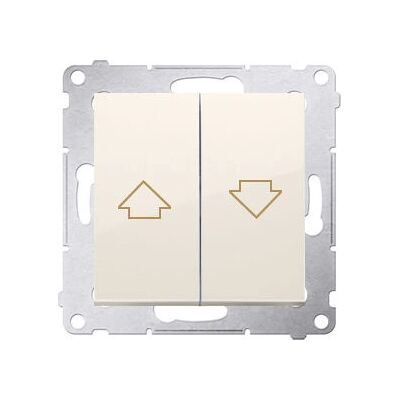 Kontakt-Simon DZP1.01/41 Weiß Drucktasten-Schalter - Elektro-Schalter Kontakt-Simon DZP1.01/41 Weiß Drucktasten-Schalter - Elektro-Schalter