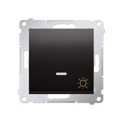 Kontakt-Simon - DS1L.01/48 - Druckknopf - Anthrazit - Switch Kontakt-Simon - DS1L.01/48 - Druckknopf - Anthrazit - Switch
