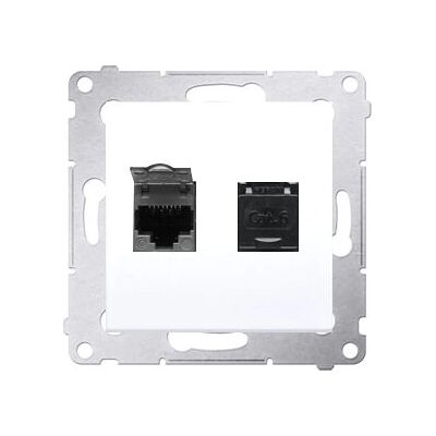 Kontakt-Simon D62.01/11 Weiß Netzwerkstecker Kontakt-Simon D62.01/11 Weiß Netzwerkstecker