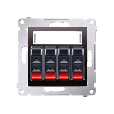 Kontakt-Simon DGL34.01/48 - Lautsprechersockel - Anthrazit Kontakt-Simon DGL34.01/48 - Lautsprechersockel - Anthrazit