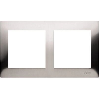 Kontakt-Simon DR2/61 Metallisch Steckdosen-Accessoire - Outlet Box Accessory Kontakt-Simon DR2/61 Metallisch Steckdosen-Accessoire - Outlet Box Accessory