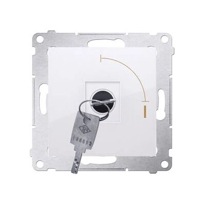 Interruptor eléctrico Kontakt-Simon DW1K.01/11 Blanco - 2 posiciones, IP20/IP44 Interruptor eléctrico Kontakt-Simon DW1K.01/11 Blanco - 2 posiciones, IP20/IP44