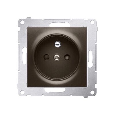 Kontakt-Simon DGZ1Z.01/46 - Electrical Socket Outlet - Bronze Kontakt-Simon DGZ1Z.01/46 - Electrical Socket Outlet - Bronze