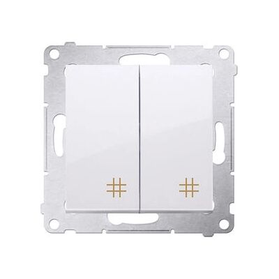 Interruptor doble Simon DW7/2.01/11 - Interruptor eléctrico Interruptor doble Simon DW7/2.01/11 - Interruptor eléctrico