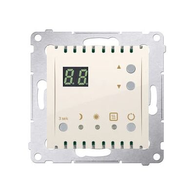 Termostato Kontakt-Simon DTRNW.01/41 - IP20, 230V, cuadrado 7,5cm Termostato Kontakt-Simon DTRNW.01/41 - IP20, 230V, cuadrado 7,5cm
