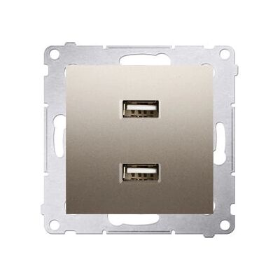 Kontakt-Simon DC2USB.01/44 Doppelt USB-Steckdose - Steckdose Kontakt-Simon DC2USB.01/44 Doppelt USB-Steckdose - Steckdose