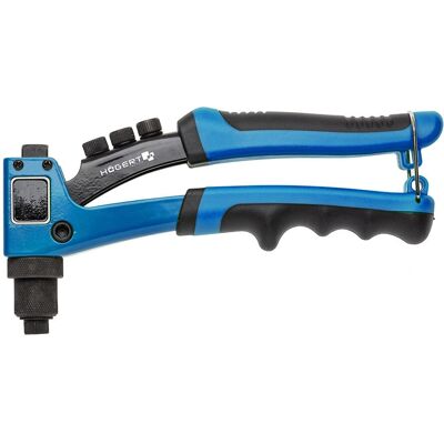 Högert HT2C152 Blindnietzange - 215mm, 4 Köpfe, Ergonomischer Griff Högert HT2C152 Blindnietzange - 215mm, 4 Köpfe, Ergonomischer Griff