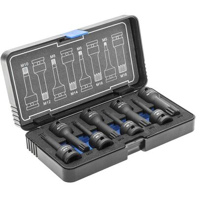 Hogert Technik HT6R006 - Sada hlavic s osmihranným designem Hogert Technik HT6R006 - Sada hlavic s osmihranným designem