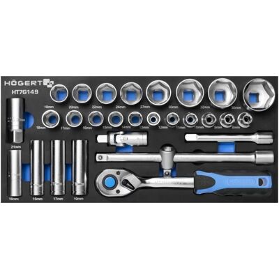 Hogert Technik HT7G149 Zestaw narzędzi - 28 elementów Hogert Technik HT7G149 Zestaw narzędzi - 28 elementów