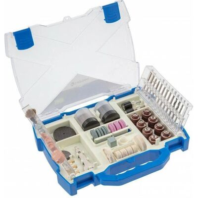 Conjunto de acessórios Hogert Technik HT2E115 - para mini lixadeira e polidora Conjunto de acessórios Hogert Technik HT2E115 - para mini lixadeira e polidora