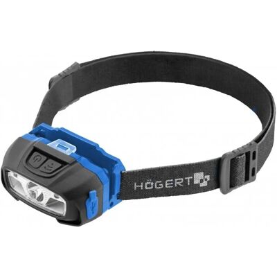 Hogert Technik HT1E421 Kopflampe - 6 Modi - 220 lm Hogert Technik HT1E421 Kopflampe - 6 Modi - 220 lm