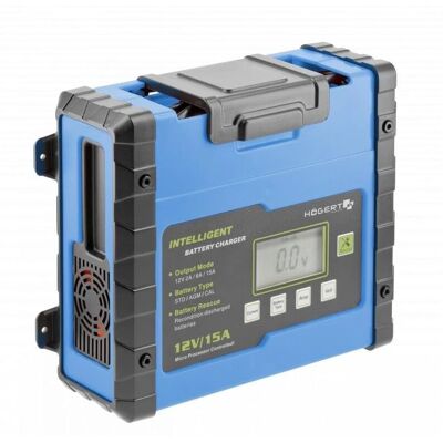 Chargeur Hogert - 12V 15A 300Ah - Chargeur de batterie - Publicité Chargeur Hogert - 12V 15A 300Ah - Chargeur de batterie - Publicité