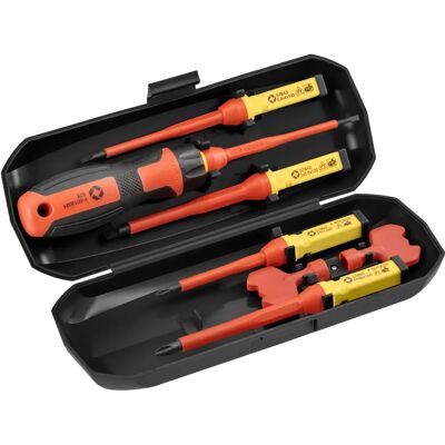 Högert Technik HT1S998 Schraubenzieher-Set - VDE 1000V - Hochwertiger Stahl Högert Technik HT1S998 Schraubenzieher-Set - VDE 1000V - Hochwertiger Stahl