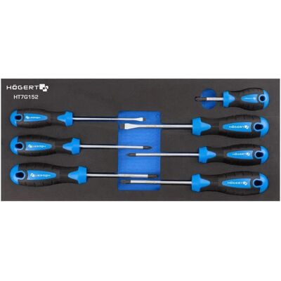 Hogert Technik HT7G152 - Set di Cacciaviti - Piatti, Philips, Pozidriv Hogert Technik HT7G152 - Set di Cacciaviti - Piatti, Philips, Pozidriv