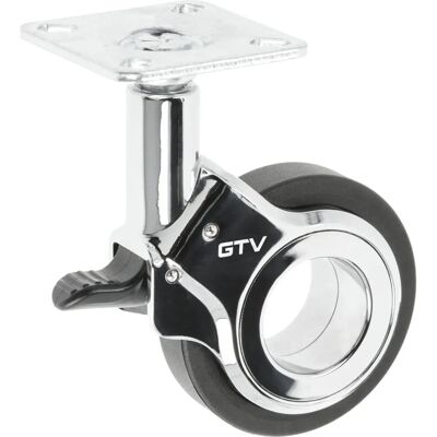 GTV - Swivel Furniture Casters with Brake - 60 mm GTV - Swivel Furniture Casters with Brake - 60 mm