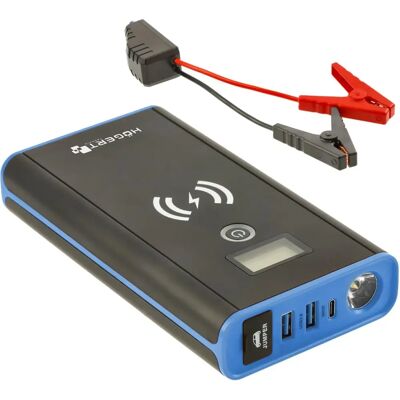 Hogert 400A Starthilfegerät mit induktiver Ladung Hogert 400A Starthilfegerät mit induktiver Ladung